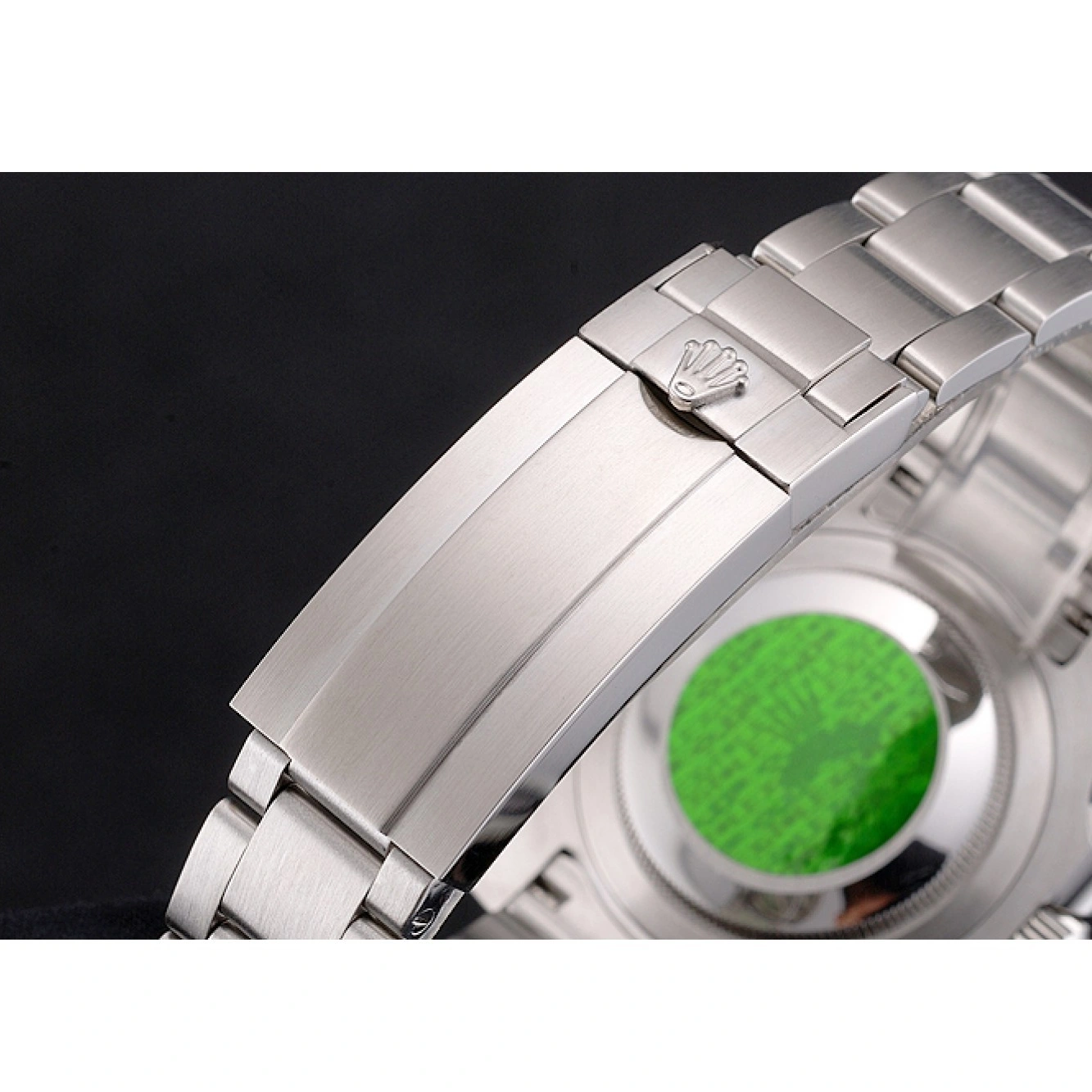 MiroTime 1027 Swiss Rolex Submariner No Date Black Dial And Bezel Stainless Steel Case And Bracelet